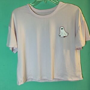 Ghost Crop Top Size Tag Missing Approximately S/M